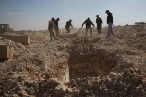 Inhumación de cadáveres en Ciudad Juárez
