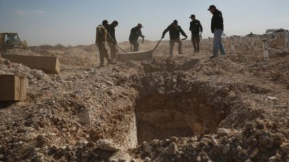 Inhumación de cadáveres en Ciudad Juárez