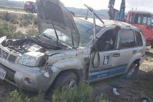 Accidente en la ruta Huari-Sevaruyo