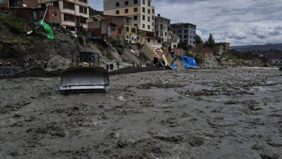 Desastres por intensas lluvias en Bolivia