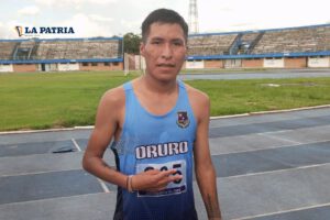 Clasificatorio nacional de atletismo con David Ninavia y Wilmer Santos