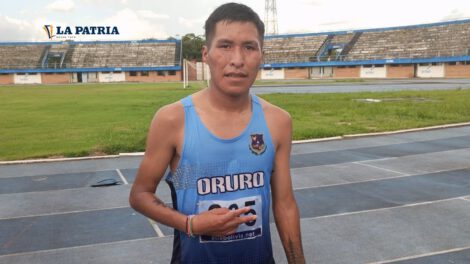 Clasificatorio nacional de atletismo con David Ninavia y Wilmer Santos