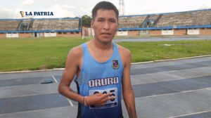 Clasificatorio nacional de atletismo con David Ninavia y Wilmer Santos