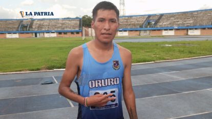 Clasificatorio nacional de atletismo con David Ninavia y Wilmer Santos