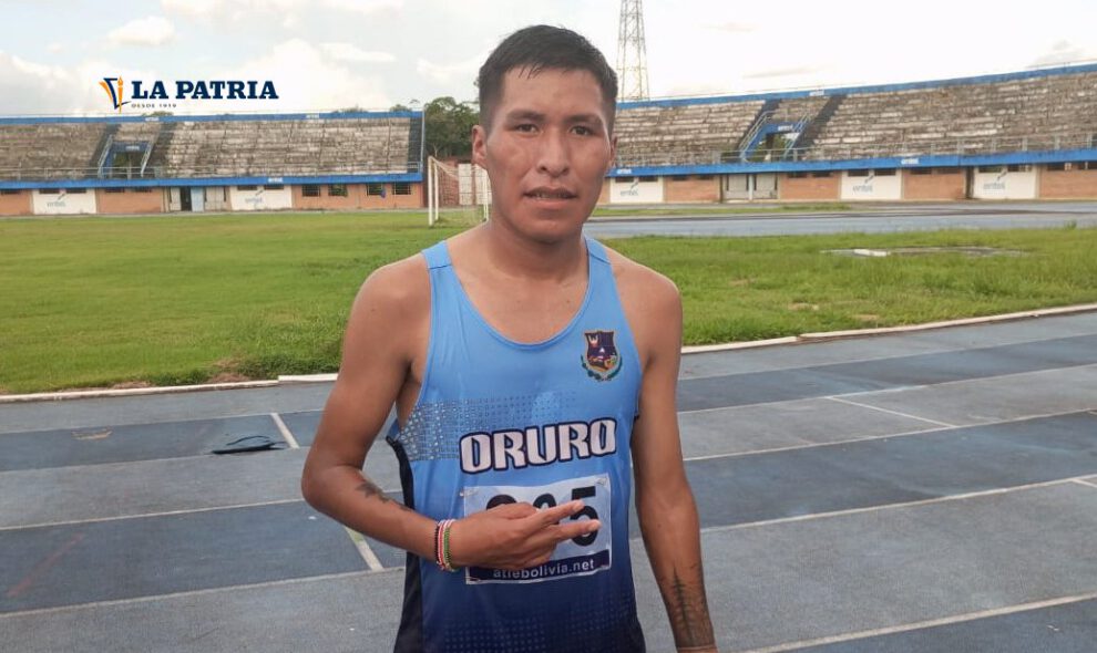 Clasificatorio nacional de atletismo con David Ninavia y Wilmer Santos