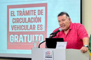 permisos de circulación vehicular para el Censo de Población