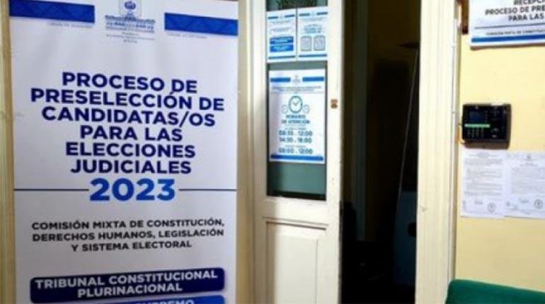 impugnaciones autoridades judiciales Bolivia