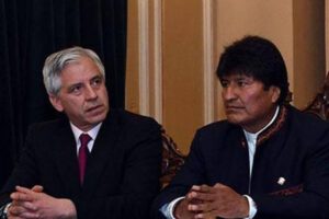 Evo Morales y Álvaro García en el caso Zapata