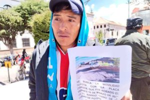 Robo de vehículo en Potosí