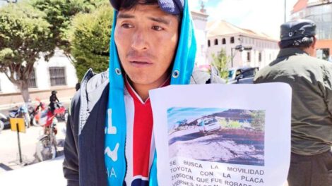 Robo de vehículo en Potosí