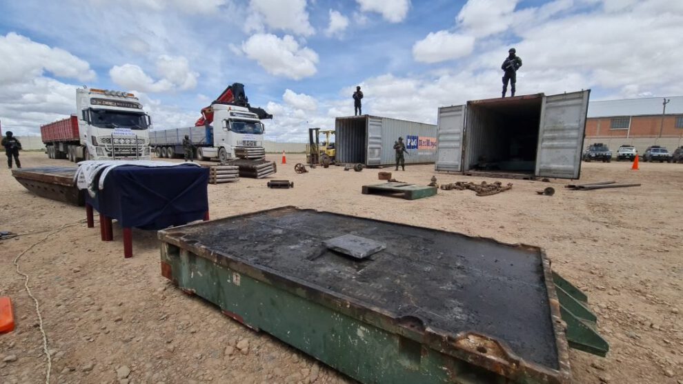 Incautación de cocaína en Oruro