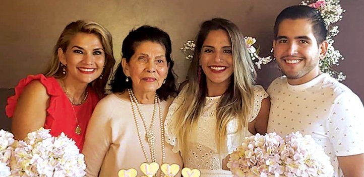 Fallece madre de Jeanine Añez en Santa Cruz