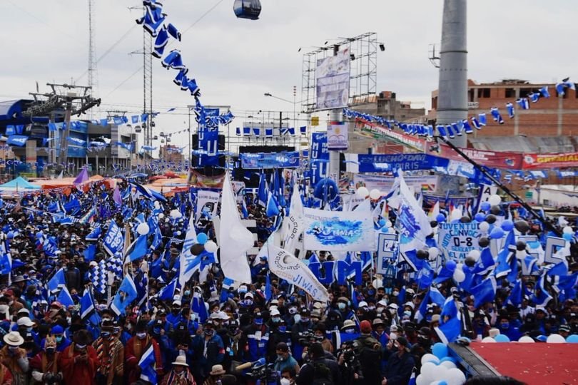 29 aniversario del MAS-IPSP en La Paz