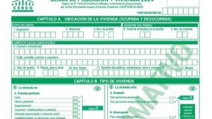 Censo Nacional 2024 - Parte de la Boleta Censal del 2024