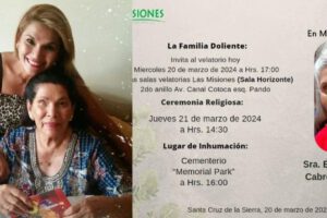 Jeanine Áñez sale de prisión para despedir a su madre