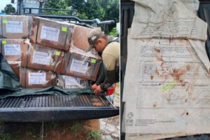 Accidente en el Tipnis: Vehículo del INE arrastrado por río con material censal