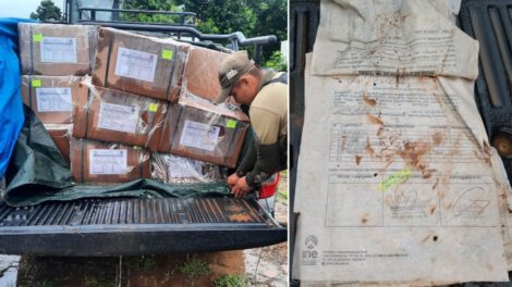 Accidente en el Tipnis: Vehículo del INE arrastrado por río con material censal