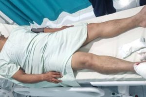 Comerciante secuestrado con herida de bala en el pie