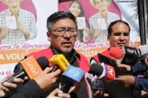 Censo en Oruro con Aldo Cabrera