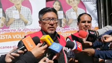 Censo en Oruro con Aldo Cabrera