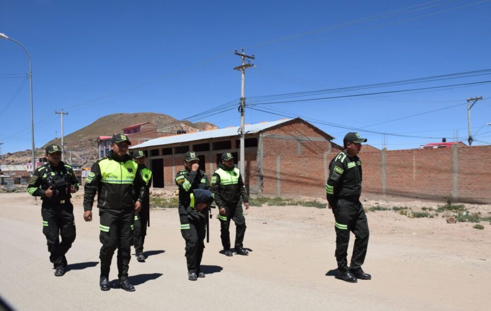 Operativo del censo en Oruro