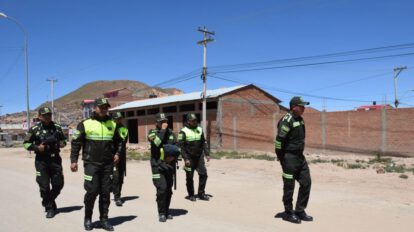 Operativo del censo en Oruro