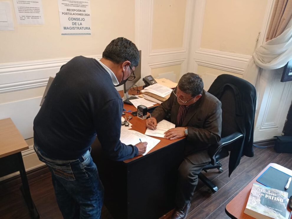 Elecciones judiciales en Bolivia