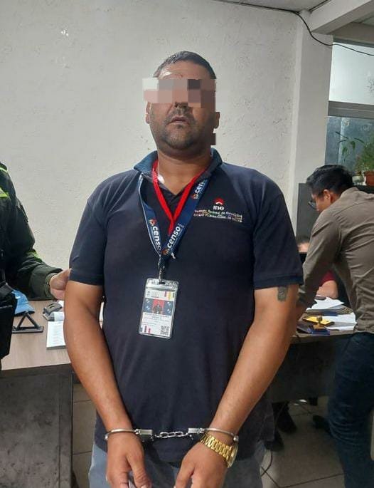 Supervisor censal aprehendido por abuso sexual