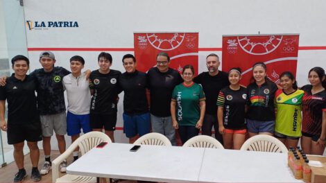 Equipo Bolivia squash se prepara para los Juegos Bolivarianos