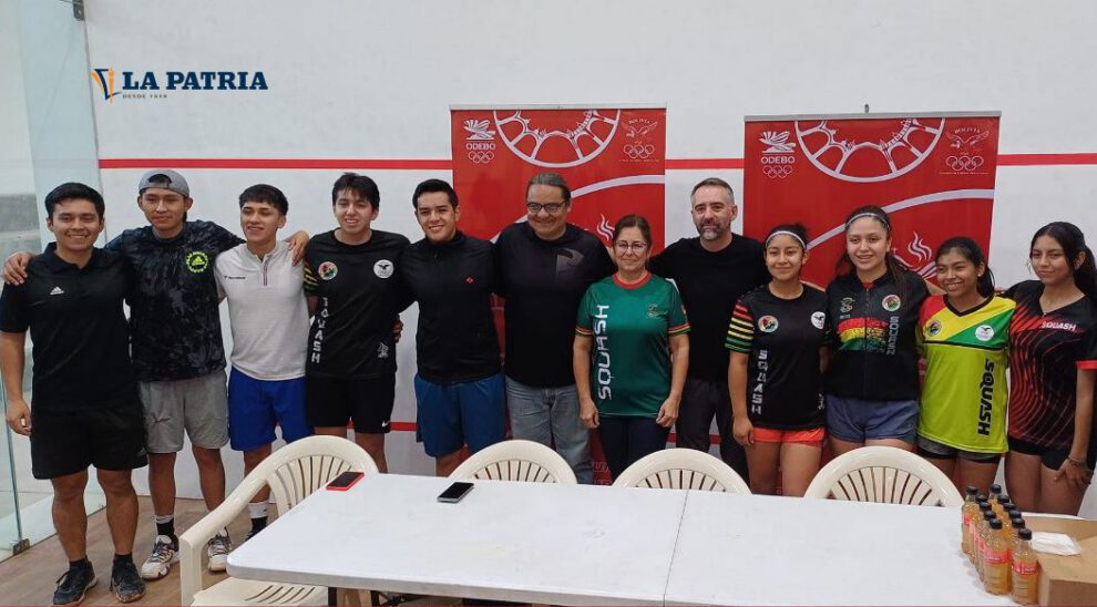 Equipo Bolivia squash se prepara para los Juegos Bolivarianos