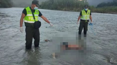 Cadáver encontrado en los Yungas