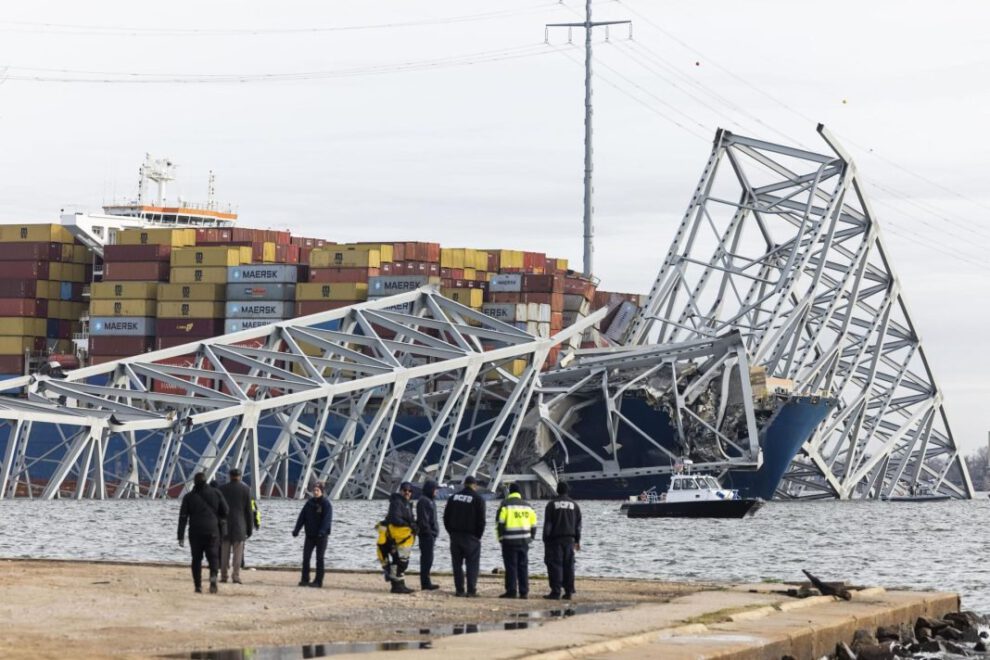 Colisión del carguero Dali contra el puente Francis Scott Key en Baltimore
