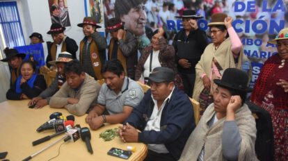 Ponciano Santos amenaza con convulsionar Bolivia