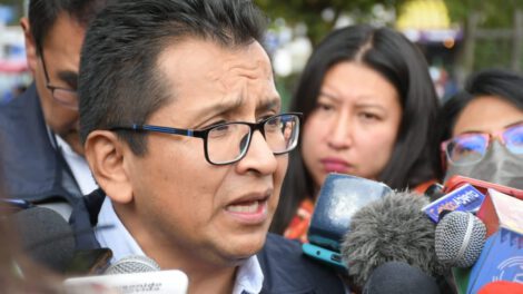 Exhibición de aprehendidos según Pedro Callisaya