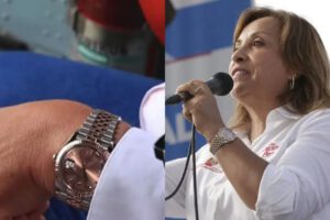 Dina Boluarte relojes de lujo no declarados