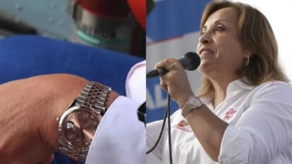 Dina Boluarte relojes de lujo no declarados