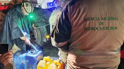 Decomiso de combustible ilegal en Tarija