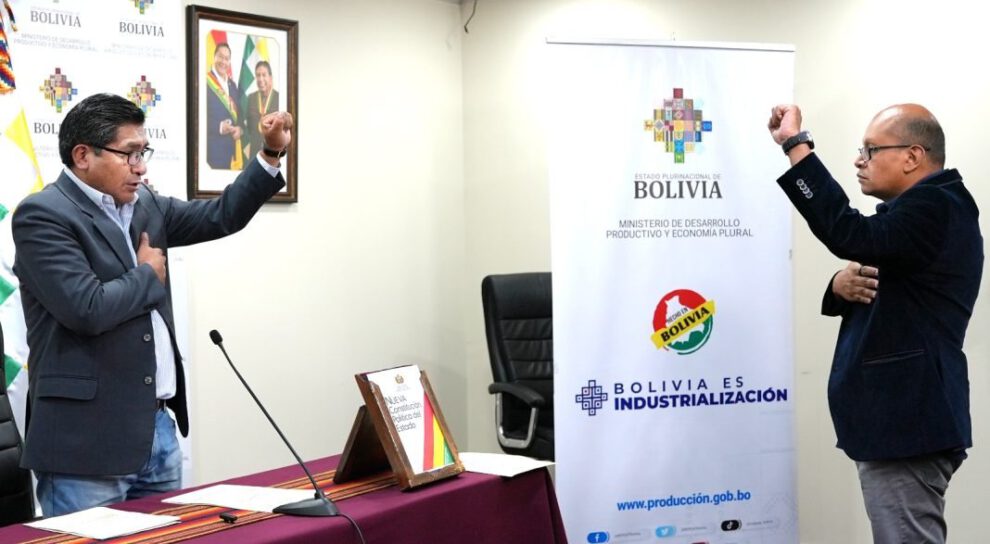 Pablo Soria nuevo gerente Sedem para impulsar la industrialización en Bolivia