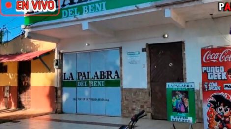 Amenazas a periódico La Palabra del Beni