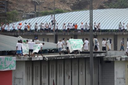Motín en cárcel de Guayaquil