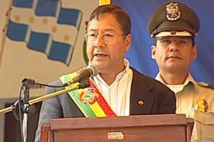 Luis Arce advierte a dirigentes evistas en Vallegrande