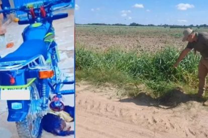 Aprehenden a 2 jóvenes por herir y robar a motociclista