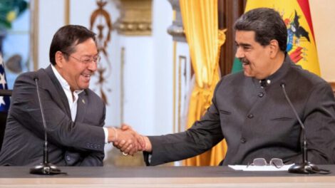 Apoyo de Bolivia a Maduro
