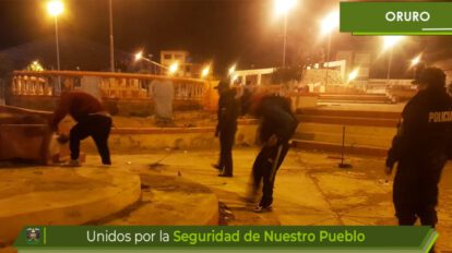 Infractores realizan servicio comunitario tras consumir alcohol