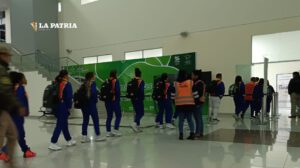 Arribo de la delegación de Venezuela a los Juegos Bolivarianos de la Juventud