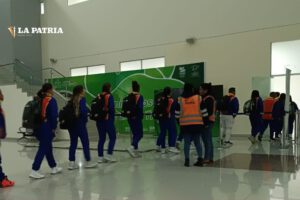 Arribo de la delegación de Venezuela a los Juegos Bolivarianos de la Juventud