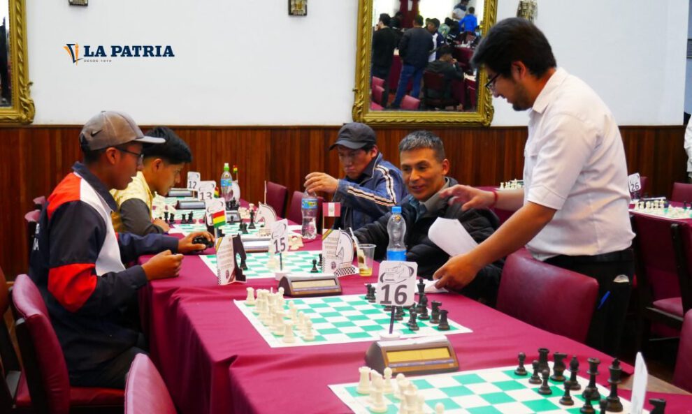 Torneo nacional de ajedrez en Oruro