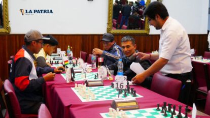 Torneo nacional de ajedrez en Oruro