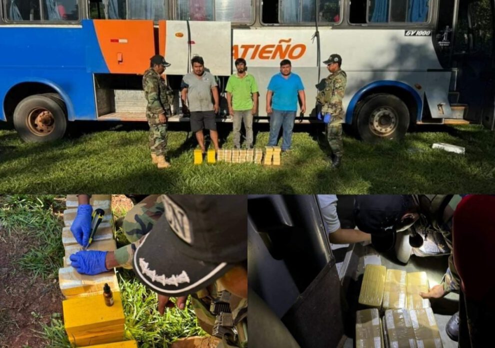 Incautan 51 kilos de cocaína en San Ignacio de Velasco