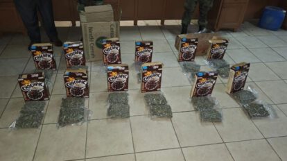 Hallan 24 paquetes de marihuana en cajas de cereal Chocapic en Cochabamba